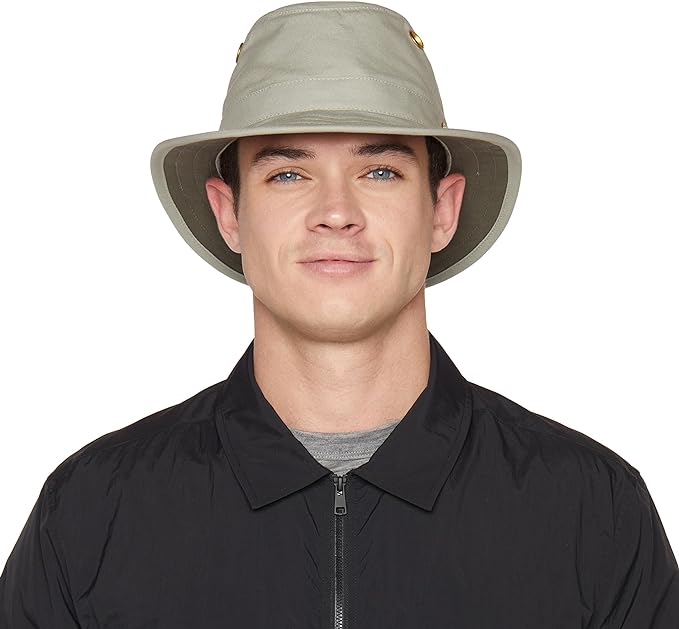Tilley T5 Unisex Cotton Duck Hat (Khaki, 7 58)