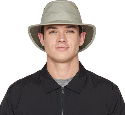 Tilley T5 Unisex Cotton Duck Hat (Khaki, 7 58)