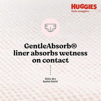 HUGGIES Little Snugglers Baby Diapers, Size Preemie, 30 Count, Convenience Pack (Packaging May Vary)