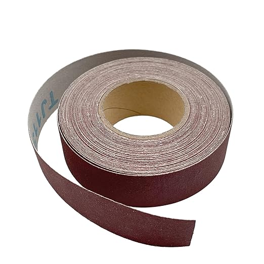 400 Grit Continuous Sandpaper Roll 1" x 26 Feet Emery Cloth Aluminium Oxide Abrasive Sandpaper Roll Drum Sander Sandpaper Rolls for Wood Furniture Finishing Metal Sanding Automotive Polishing