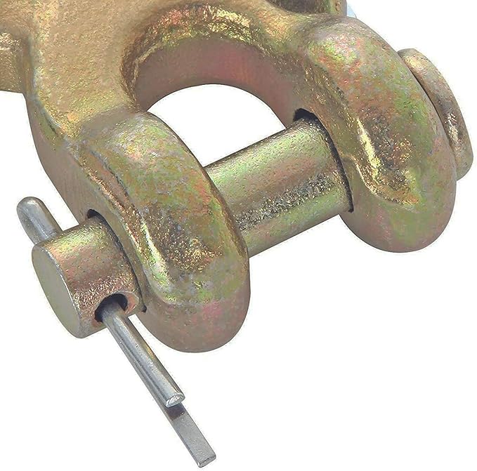 5/16 inch Clevis Slip Hook with Safety Latch, 5/16 g70 Chain Hook, 5/16 Safety Hook with Latch Forged G70 18,000 Lb Capacity for Trailer Truck Transport Tow Winch Hook Trailer