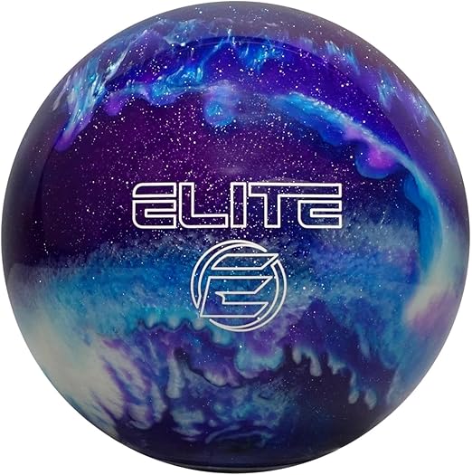 ELITE Star Polyester Bowling Ball - Customizable with Basic Drilling & Engraving Options - Great for Spare Shooting, League, Straight Bowlers - Beginner Entry Level