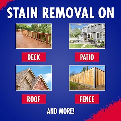 30 SECONDS Outdoor Mold  Mildew Stain Remover  Concentrate  Gallon  Vinyl Siding Fences Patios  More