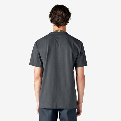 Dickies Men's Short Sleeve Heavyweight Heathered Pocket Tee.