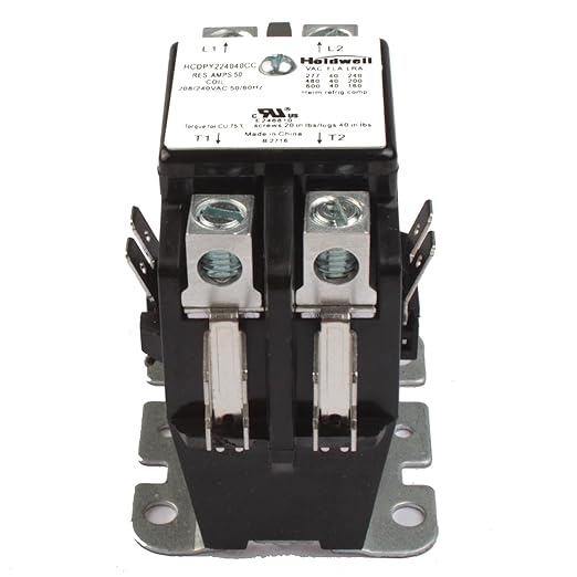 Holdwell 45GG20AG 2 Pole 40 Amp 240V Coil Definite Purpose Air Conditioner Contactor