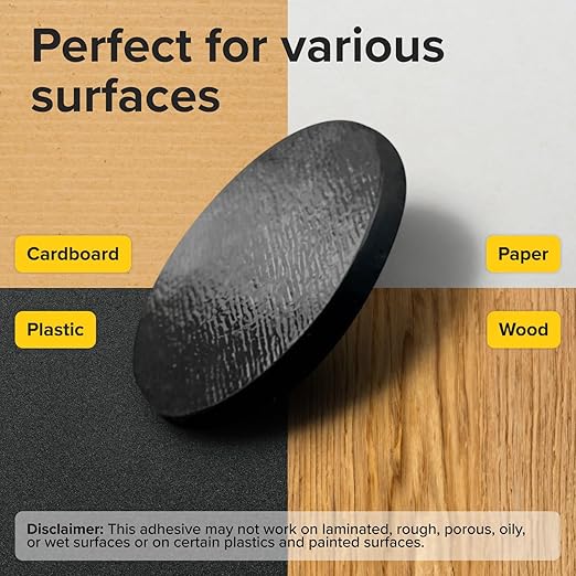 X-bet MAGNET Hyper-Sticky Magnets with Adhesive Backing - (0.8'' x 0.12'', 40 pcs) Strong Magnetic Dots for Whiteboard, Fridge, Crafts - Easy-to-Cut Stickers for Planning and Organization