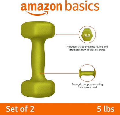Basics Neoprene Dumbbell Hand Weights
