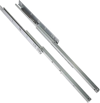 Pair of DTC 18" (457mm) Undermount Drawer Slides for 58(16mm) Thick Drawer Boxes, Silent Undermount Drawer Glides, Full Extension, Soft-Close