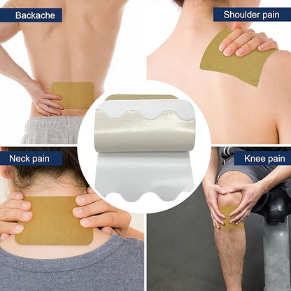 WILD Back Pain Patches Large - 12 Patches, Maximum Strength  Fast Acting  Long Lasting  Knee Patches for Pain Relief Back Pain, Shoulder Pain, Knees, Neck, Joint Pain