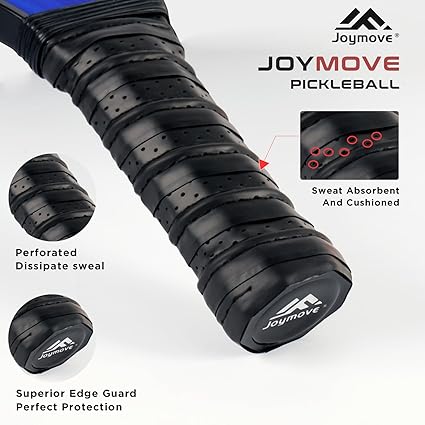 JOYMOVE Pickleball Paddles Set of 246, USAPA Approved Pickleball Paddle, Fiberglass Pickleball Set with Lightweight Pickleball Rackets,Pickleballs and Pickleball Bag, Pickleball Gifts for Beginners