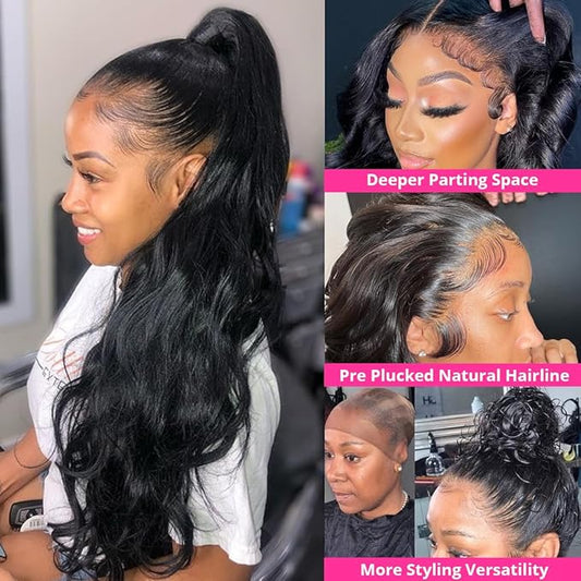 18 Inch 360 Lace Frontal Closure Body Wave Ear To Ear Frontal HD Lace 100 Remy Human Hair 360 Swiss Lace Frontal 150 Density Natural Color