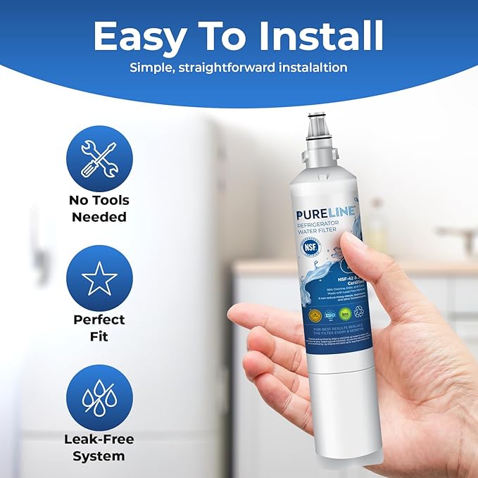 Pureline LT600P LG-Compatible Refrigerator Water Filter