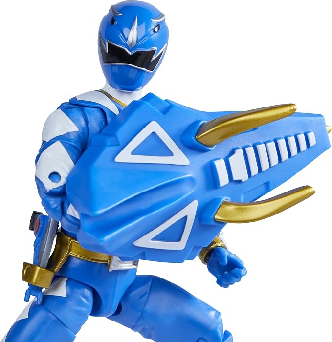 Power Rangers Lightning Collection Dino Thunder Blue Ranger 6-Inch Premium Collectible Action Figure Toy with Accessories Power Rangers Lightning Collection 6 Inch Action Figure Wave 8 - Dino Thunder Blue Ranger