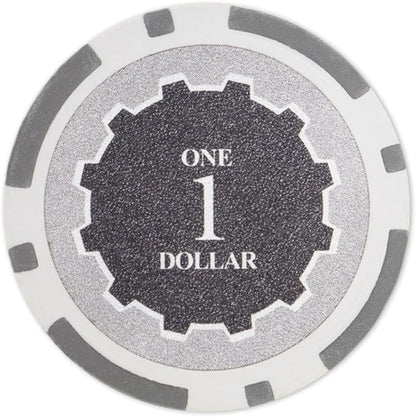 Eclipse 14-gram Poker Chips (100-pack) - Heavyweight Clay Composite