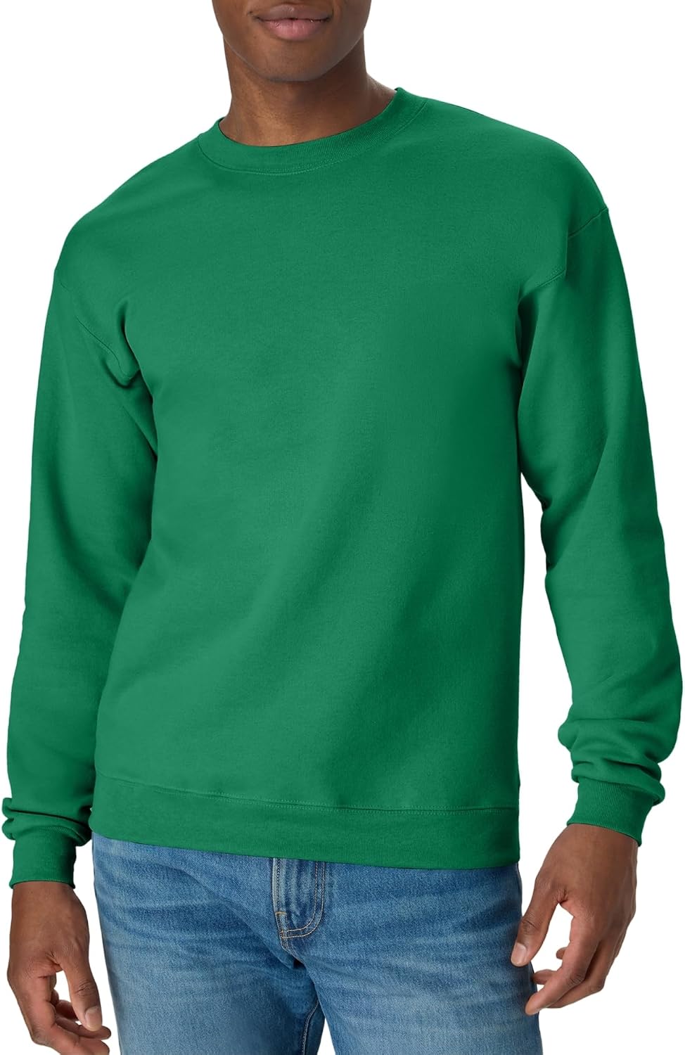Hanes Sweatshirt, EcoSmart Fleece Crewneck Sweatshirt, Big & Tall Available, 1 or 2-Pack