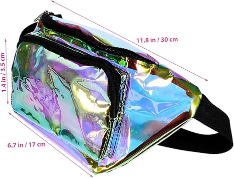 Fanny Pack for Girls Fashionable Chest Pack Double Zipper Practical and Portable for Daily Use
