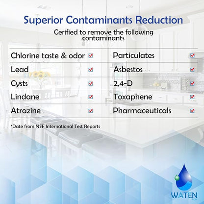 4396841 Compatible with 4396841 Water Filter, EDR3RXD1, 4396841, 4396710, Filter 3, 46-9083,46-9030, 9030, 9083 Water Filter | 2 Pack