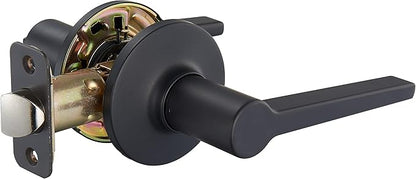 Basics Manchester Door Lever - Passage - Matte Black, 1-Pack