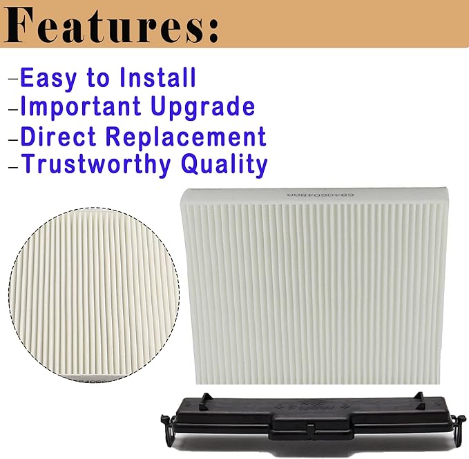 Ram Cabin Air Filter  Filter Access Door Compatible with Dodge Ram 1500 2500 3500 4500 5500 Avenger Caliber Journey Compass Patriot Chrysler 200 68318365AA Filter 68406048AA