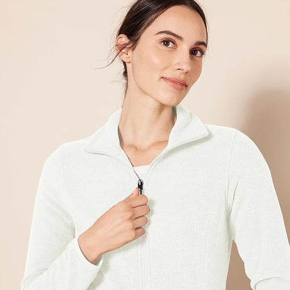 Essentials Women's Classic-Fit Full-Zip Polar Soft Fleece Jacket (Available in Plus Size)