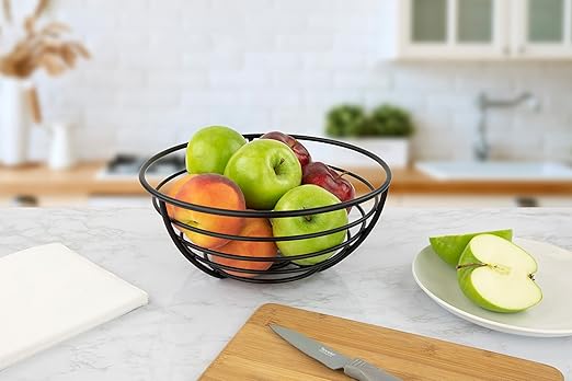 Spectrum Diversified Euro Fruit Bowl for Table Display and Organization of Fruit Vegetables Produce and More
