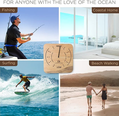 Tide Clock - Nautical Clock - Tidal Clock - Tide Clock High Tide Low Tide and Wall Tide Clock