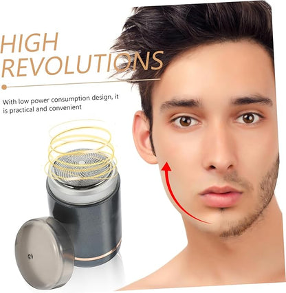 1set Compact USB Rechargeable Travel Shaver for Men Convenient Easy to Use Washable Male Grooming Accessory Go Shaving
