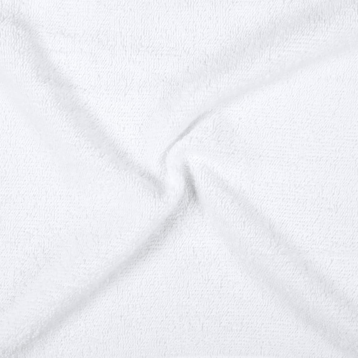 Basics Fast Drying Cotton Washcloths for Bathroom, Machine Washable, Soft and Highly Absorbent, 12 x 12 in, White, 24-Pack