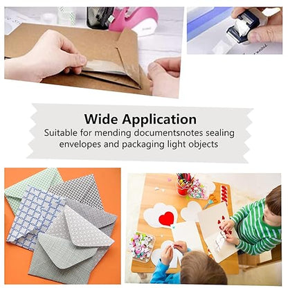 12 Pack Transparent Tape Clear Tape Refills Rolls Each Roll 3/4 x 1000 Inches, 1 inch Core, for Office, Home, School