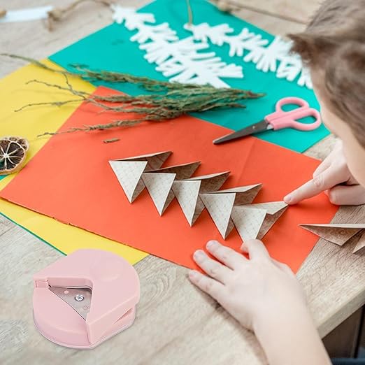 Round Corner Punch | Multifunctional Photo Corner Punch for Scrapbooking, Card Making | Portable, Professional Corner Cutter for Photos and Art