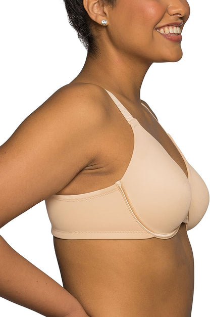 Vanity Fair Women's Beauty Back Smoothing Minimizer Bra, Minimizes Bust Line up to 1.5", Non Padded Cups up to H (40DDD)