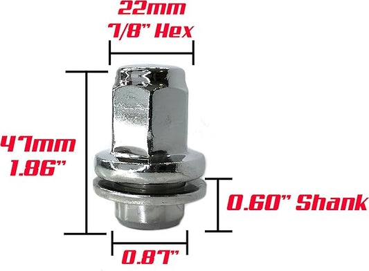1Pc Factory Style Mag Lug Nut 14x1.5 Fits Toyota Tundra Land Cruiser Sequoia LX570