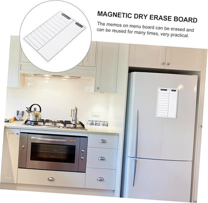 Message Board Magnetic Notepads for Fridge Refrigerator Memo Pads Magnetic Note Pad Dry Erase White Board Notepads Sticker Magnetic Notepads for Refrigerator Fridge Magnet Notepad