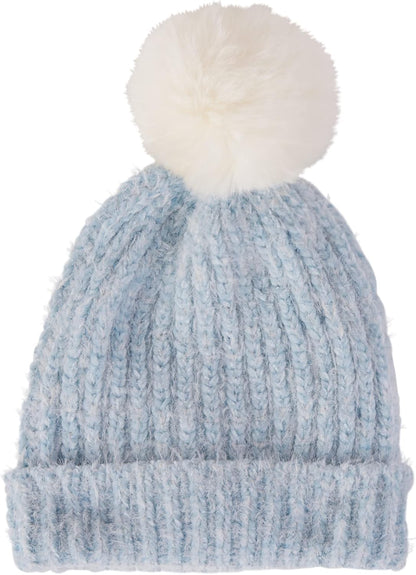 Ribbed Pom-Pom Beanie for girls