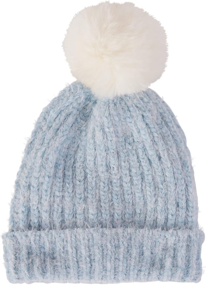 Ribbed Pom-Pom Beanie for girls