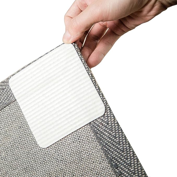Home Techpro Vacuum Tech Rug Pad Gripper for Hardwood Floors No Damage, New Materials to Non Slip Rug Pads, Under Rug Carpet Tape : Keep Your Rug in Place & Make Corner Flat