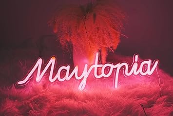 Custom Neon Sign Led Neon Light Sign Customizable for Wall Decor Neon Name Sign Personalized for Wedding Birthday Party Backdrop Decoration Bedroom Bar Business Shop Name Light Up Sign