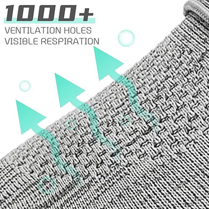 QIJGS Running Shoes for Men Gym Tennis Athletic Mesh Sneakers Lightweight Sports Fashion Workout Casual Shoes