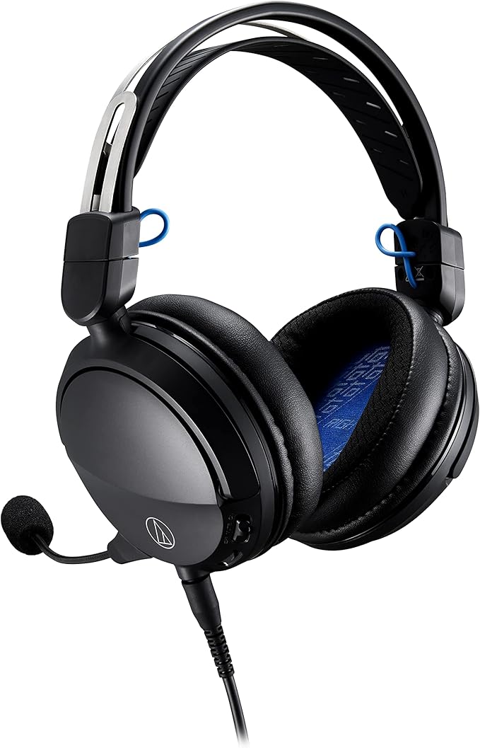 Audio-Technica ATH-GL3BK Closed-Back Gaming Headset, Black