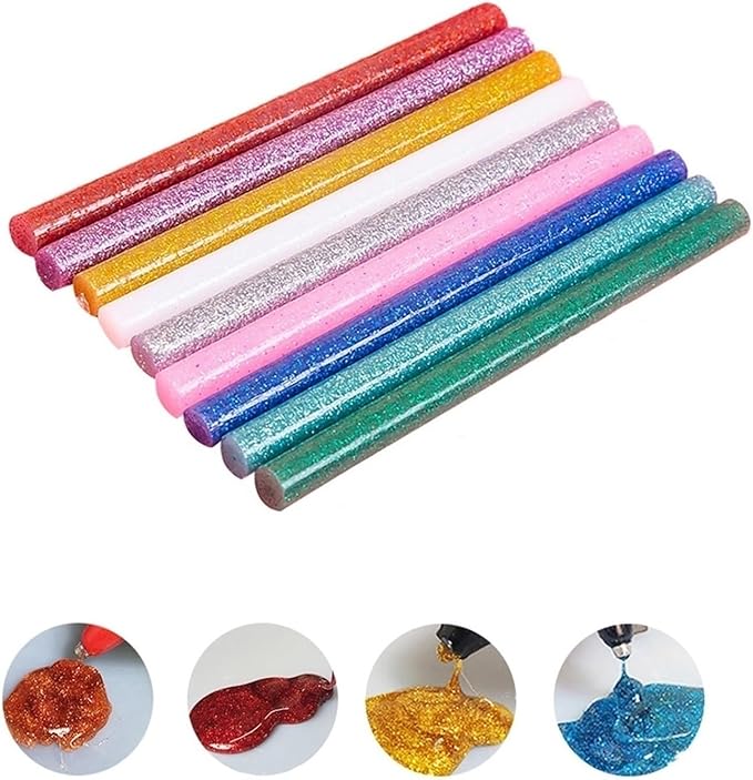 Hot Glue Gun Glue Gun With 7*100MM Glue Sticks Mini Hot Melt Glue Gun Industrial DIY Guns Hot Melt Glue Gun Electric Heat Temperature Repair Tool for DIY Arts, Crafts and Quick Repairs(Only glue gun)