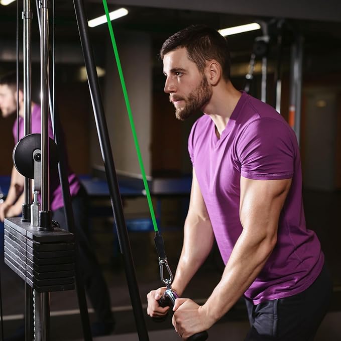 PATIKIL Resistance Tube Bands, Stackable Single Resistance Band Exercise Band Stretch Band for Working Out Man Home