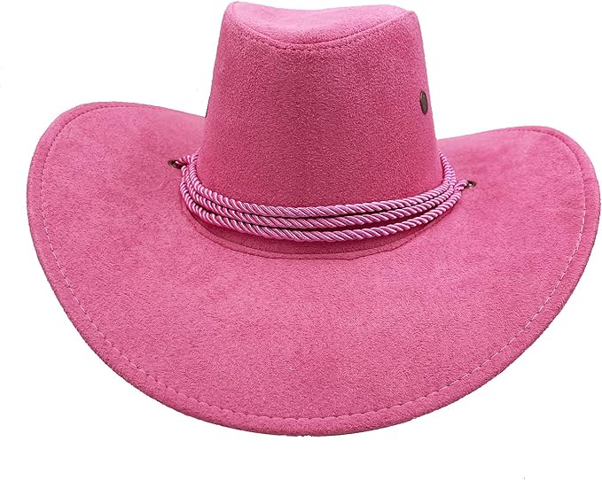 Men's Outback Faux Felt Wide Brim Western Cowboy Hat