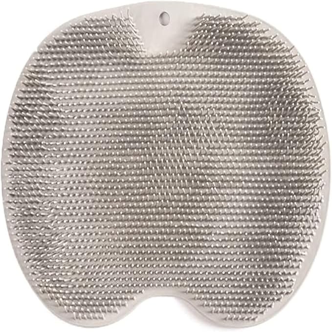 Foot Scrubber for Shower - Foot Cleaner  Massager, Improve Circulation, Soothe Achy Feet (Gray)