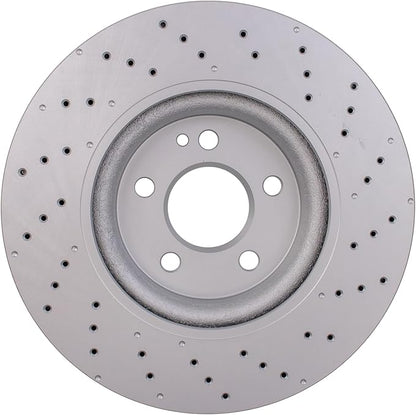 TRQ Front Brake Rotors Set Compatible with 2014-2019 Mercedes-Benz CLA250 2015-2020 GLA250