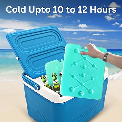 GURIN Reusable Ice Packs for Lunch BoxCoolers, Bag, or Backpack Coolers - Cold Up to 8-12 Hours Long Lasting for Camping Picnic, Outdoor Activities, Food Delivery