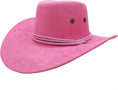 Men's Outback Faux Felt Wide Brim Western Cowboy Hat