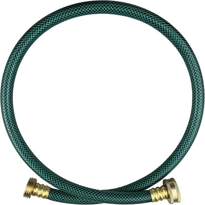 PVC Garden Hose 12 Inch Green Heavy Duty Water Hose with Solid Brass Fittings,No Leaking, Flexible,for outdoors,Lawns,Patio (3 FT, Green, Brass Fittings)