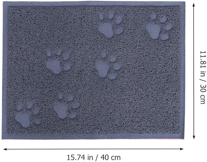 Hemobllo 30 cat Litter mat Litter mat Dog Cleaning Carpet Washable Runner Rugs Pet Cleaning Carpet Litter Tray Mat cat Litter Rug cat mats for Litter Microfiber Rug Floor cat Box