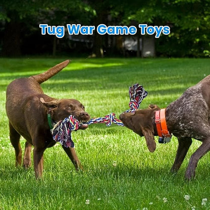 Dog Toys Indestructible Durable Dog Chew Toys Tug of War Interactive Toys Suitable for Medium and Large Dogs Supplies(5,1)