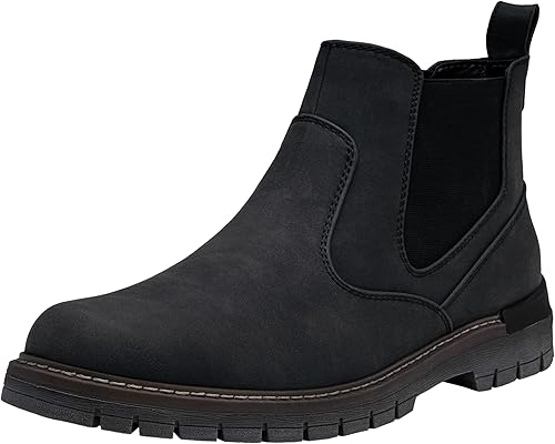 Jousen Mens Boots Retro Mens Casual Boots Chelsea Boots Mens Slip On Boots for Men
